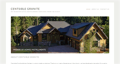 Desktop Screenshot of centsiblegranite.com